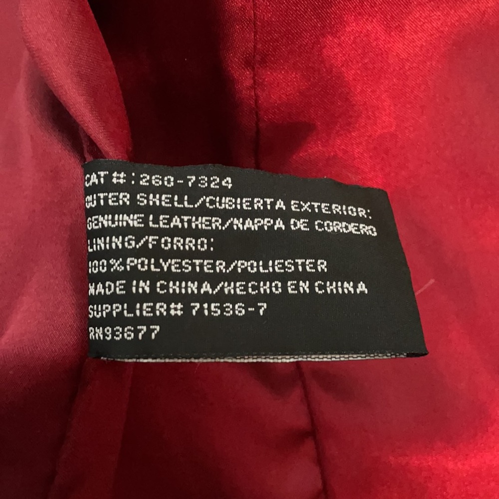 Worthington Genuine Black Leather Jacket - Picture 4 of 5